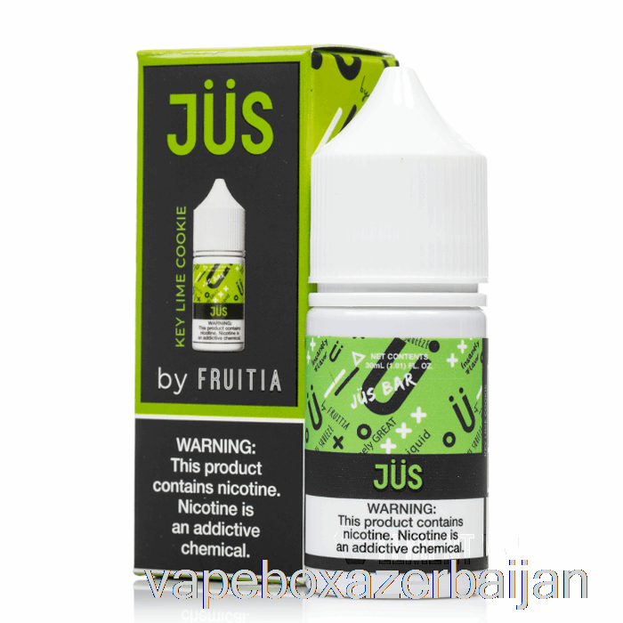 E-Juice Vape Key Lime Cookie - JUS Salts - 30mL 50mg